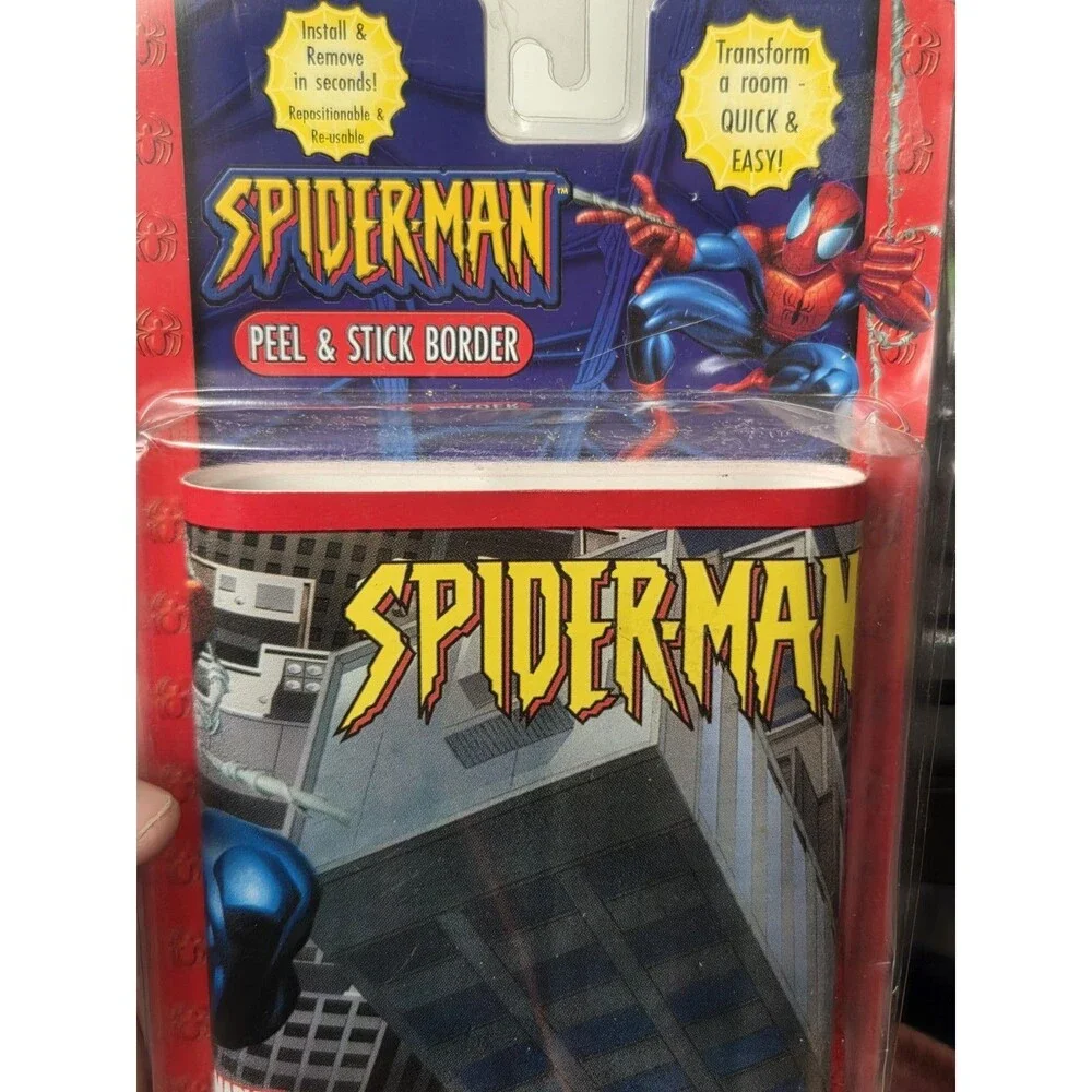 Spiderman Peel and Stick Border Marvel New